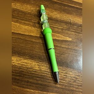 Green Beaded Pen